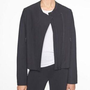 Athleta Stellar Black Moto jacket  Small